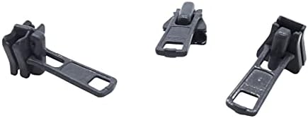 Zipper Repair Kit - #3 YKK Vislon Sliders - Color: Medium Grey #578-3 Sliders Per Pack - Made in The United States