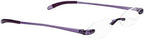 Select-A-Vision Flexi Lights Rimless Round Unisex Readers, Purple, +1.75