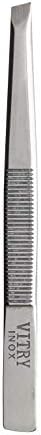 Vitry Stainless Steel Bias Bit Tweezers