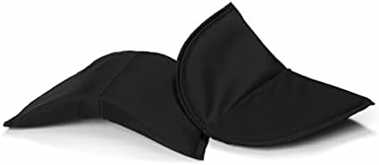 Dritz 1" Covered Set-in Shoulder Pads, 1 Pair, Black