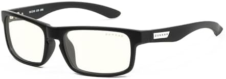 GUNNAR - Premium Gaming and Computer Glasses - Blocks 35% Blue Light - Enigma, Onyx, Clear Tint