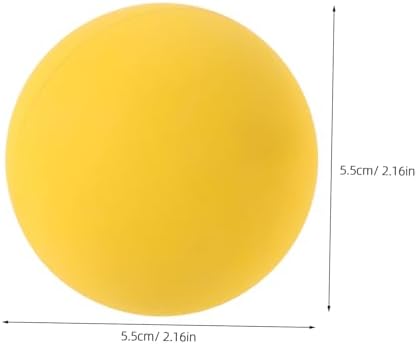KOMBIUDA High Bounce 4 Pack 2.16 Inch Mini Rebound Training Balls for Speed Agility Practice Indoor Outdoor Sports