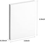 100 Sheets Disposable Dental Mixing Pads Paper 4"x3" Poly Coated 2 Side, Dental Lab Paper for Mixing Composites, Rubber Based and Silicate Materials - Easy to Use