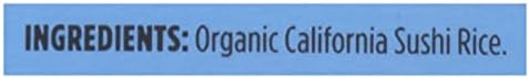 Lundberg Family Farms - Organic California Sushi Rice, Japanese Style Short Grain Rice, Perfectly Sticky, Pantry Staple, Non-GMO, Gluten-Free, USDA Certified Organic, Vegan, Kosher (32 Oz) (Pack of 2)