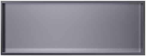 Waterproof Shower Niche Recessed,Recessed Niche,Rectangle Shower Shelves Niche, Recessed Wall Shower Niche, Bathroom Shelf, Matte Toilet Paper Holders for Shampoo Soap an,Gray-b-120X28X12cm-47X11X5in