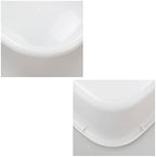 Kiddream Set of 4 Colored Small Square Basin, Plastic Wash Bin Wash Pan
