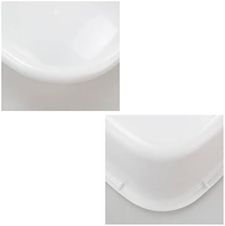 Kiddream Set of 4 Colored Small Square Basin, Plastic Wash Bin Wash Pan