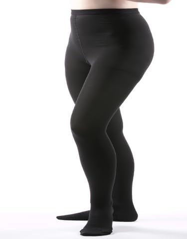 Allegro 30-40 mmHg Surgical 303 Support Compression Pantyhose - Comfortable Women's Compression Hose with Closed Toe