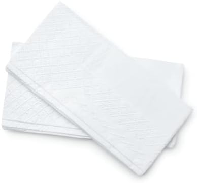 Bell Marque White Dinner Napkin-150 Count 2-Ply White Dinner Napkins, 0.1" Height, 17" width, 15" Length (Pack of 150CT)