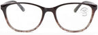 V.W.E. Women Marble Print Clear Progressive Reading Glasses - Zero Power On Top - No Bubble Reader Z121