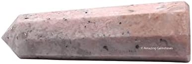 Amazing Gemstone Rhodochrosite Crystal Towers ~ Natural Healing Crystal Point Obelisk for Reiki Healing and Crystal Grid (2" to 3" INCH)