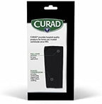 CURAD Knee Support for Men & Women, Elastic, Pull-Over, Knee Brace for Running Knee Pain, Workout Sports Knee Brace, Black, Small