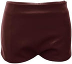 Fallorchid Women's Faux Leather Shorts Sexy Skinny Mini Shorts Hot Pants
