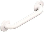 HealthCraft Products - Grab Bar 12 Inch - Bathroom and Shower Safety Hand Rail - Wall Mount Handicap Handle for Toilet or Bathtub - Stainless Steel Support Grab Bar for Seniors - White