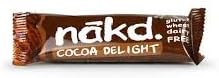 Nakd Cocoa Delight Gluten Free Bars (4x35g) - Pack of 2
