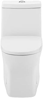 Sublime II One-Piece 10" Rough-in 1.1/1.6 GPF Dual Top Flush Round Compact Toilet in Glossy White