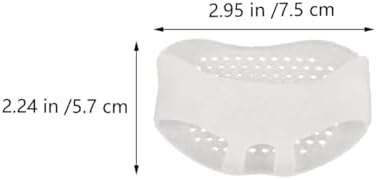 Mipcase Silicone Forefoot Pads 6 Pairs Set Anti-wear Ball of Foot Cushions Non-Slip Honeycomb Soft Gel Inserts for High Heels Women’s Foot Relief Random Color