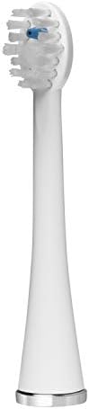 Waterpik Genuine Compact Replacement Brush Heads With Covers for Sonic-Fusion Flossing Toothbrush SFRB-2EW, 2 Count White