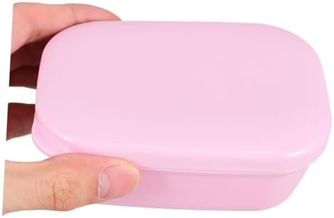 Cabilock Portable Soap Holder Leakproof Lid Double Layer Travel Soap Container for Outdoors for Showers Camping and Gym Activities