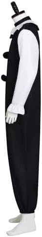 Adult Men Terrifier Cosplay Jumpsuit Kids Art Clown Killer Costume Bodysuit Black White for Halloween Suit