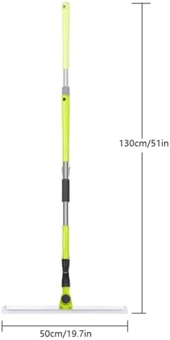 Air Broom as Seen on Tv, with 51 Long Handle Air Broom as Seen on Tv, Rubber Brooms for Floor Cleaning for Smooth Floors,Rugs,Windows