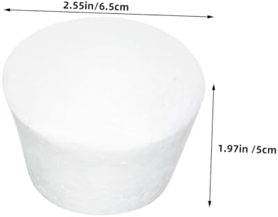 jojofuny 10pcs Smooth Foam Balls Cake Model Creative Shaped Cake Dummies for Practice Decorations