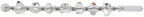 Amazing Gemstone Crystal Chakra Wand Healing Crystal Wands Witchcraft - Clear Quartz Tumbled Crystal Wand for Meditation, Witchcraft, Healing, Yoga, Magic and More - Crystals and Healing Stones Gift