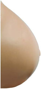 Nearly Me - #985 Super Soft Ultra Lite Wt Full Triangle Silicone Mastectomy Breast Form, Sold AS Each not Sold in Pairs.