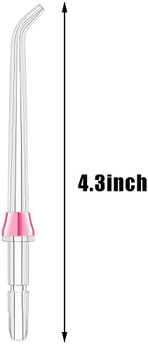 Nuanchu 8 Pieces Compatible with Waterpik Replacement Flossers Replacement Tips, Classic Jet Tips Flosser Refill Heads Replacement Heads for Water Toothpick (Classic Jet Tips)