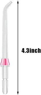 Nuanchu 8 Pieces Compatible with Waterpik Replacement Flossers Replacement Tips, Classic Jet Tips Flosser Refill Heads Replacement Heads for Water Toothpick (Classic Jet Tips)