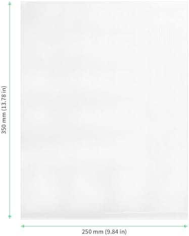 FUNSUEI 2000 Count 10 x 14 Inch Plastic Produce Bags, Clear Plastic Produce Bag Rolls, food storage bags for Bread, Fruits, Vegetables, 1 Rolls/500 Bags