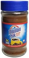 Mountain Peak Instant Coffee – Bold and Smooth Jamaican Blend (Single Pack, 100g/3.5oz Jars)