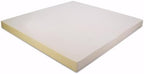 King Size 4 Inch Thick, 5 Pound Density Gray Gel Visco Elastic Memory Foam Mattress Pad Bed Topper Made in The USA