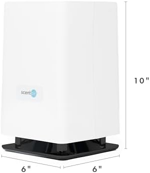 ScentAir Whisper Essential | Diffuser Machine, Scents up to 800 Sq. Ft Room, Compatible with Alexa & Google, WiFi & Bluetooth Enabled, Cartridge Sold Separately (White)