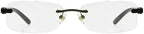 Foster Grant Men's Rick Square Reading Glasses