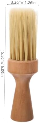 Bristles Beard Grooming Brush Wooden Handle Portable Shaving Brush for Men for Styling and Shaping Beards for Father Day and Special Occasions