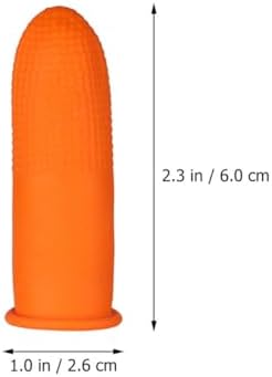 minkissy 200pcs Disposable Finger Cots Comfortable Finger Protectors for Hot Glue Anti-wear Elastic Design for Crafting and Gardening Use