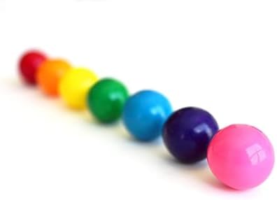 Sarah's Candy Factory 4.5 Lbs in Jar - Assorted 1 Inch Gumballs in Jar - 24 mm