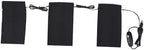 USB 5V 2A Electric Heating Pad - 3-Temperature Adjustable Body Warmer for Camping/Indoor Use (17.5x10cm, Black) - Portable Foldable Heating Pad‌