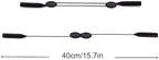 4 Pack Classic Black Adjustable Glasses Straps - Comfortable Sunglasses Lanyards & Eyewear Retainers for Outdoor Sports, Hiking & Daily Use, Secure Fit
