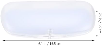 3 Pcs Glasses Case Pvc Spectacle Case Clear Glasses Sunglass Protector Eyeglass Container Student Storage Box Simple