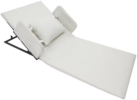 Electric Lifting Backrest for Bed,Soft Cushion, 600W 2-80° Adjustable Portable Electric Lifting Backrest with Armrests,330 lbs Capacity for Easily Getting up, Pregnant Women and Patients (Beige)