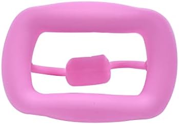 Angzhili 3 Pcs Silicone Mouth Opener, Dental Cheek Retractor for Teeth Whitening,Reusable Intraoral Lip Retractor (Pink)