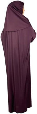 Women Prayer Clothes with Hijab Muslim Outfits Long Robe Abaya Turkish Islamic Dresses Dubai Kaftan with Rosary