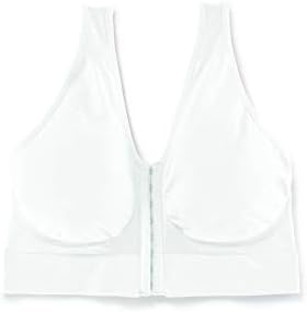 Hanes Women's Wireless Bra, Just My Size Pure Comfort Full-Figure Bras for Women, Front-Close Design (Plus Size, Too)