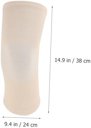 Warm Fleece Knee Pads 2-Pair Set Charcoal Breathable Knee Sleeves for Sports Riding and Recovery