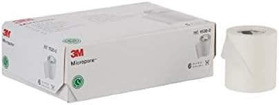 3M-1530-2 Tape Micropore Surgical LF Paper 2" x10yd White 6/Bx by 3M Part No. 1530-2 by 3M