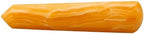 Yellow Calcite Crystal Wand Massage Stick - Pelvic Wand Gua Sha for Adults - Crystals and Healing Stones Massage Wands for Adults Gifts (Pointed)