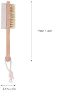 Healeved Double Sided Foot File and Pumice Brush 2-in-1 Pedicure Tool for Dead Skin Removal and Foot Care 7.1In Durable Bristle Pumice Stone for Smooth Feet
