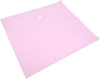 BRRNOO Massage Table Cover Set, Beauty Salon Bed Sheet for SPA Massage Treatment Table with Face Breath Hole 200x115cm 2pcs Pink and Blue Cotton Sheet for Beauty Beds